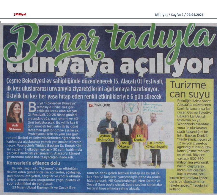 Bahar Tadıyla Dünyaya Açılıyor