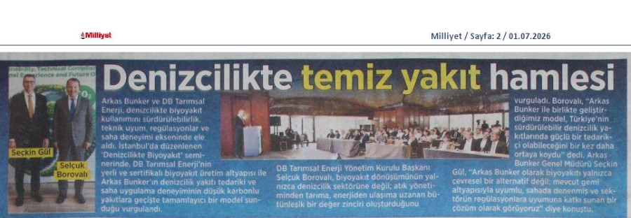 Denizcilikte Temiz Yakıt Hamlesi