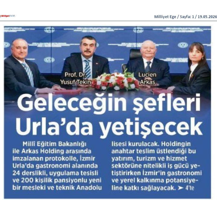 Geleceğin Şefleri Urla'da Yetişecek