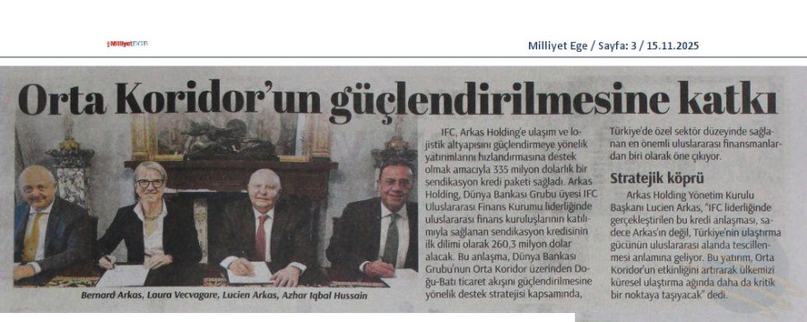 Orta Koridor'un Güçlendirilmesine Katkı