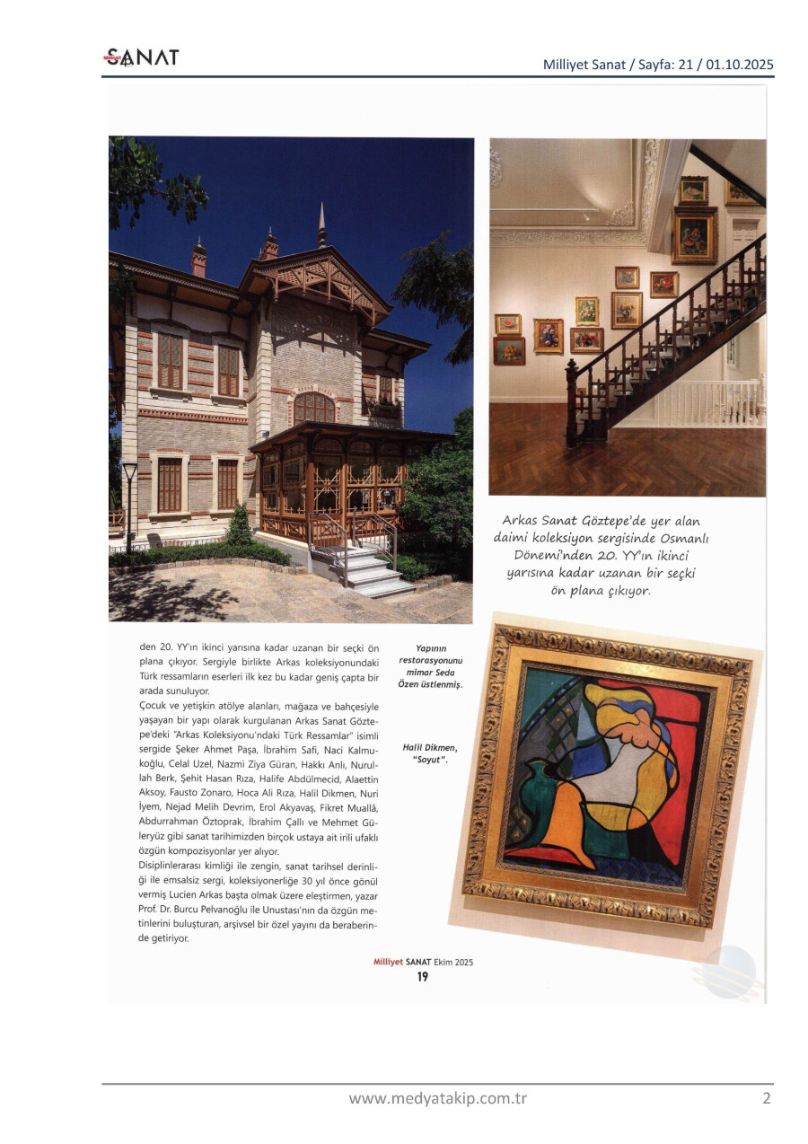 Arkas'tan İzmir'e Yeni Sanat Durağı