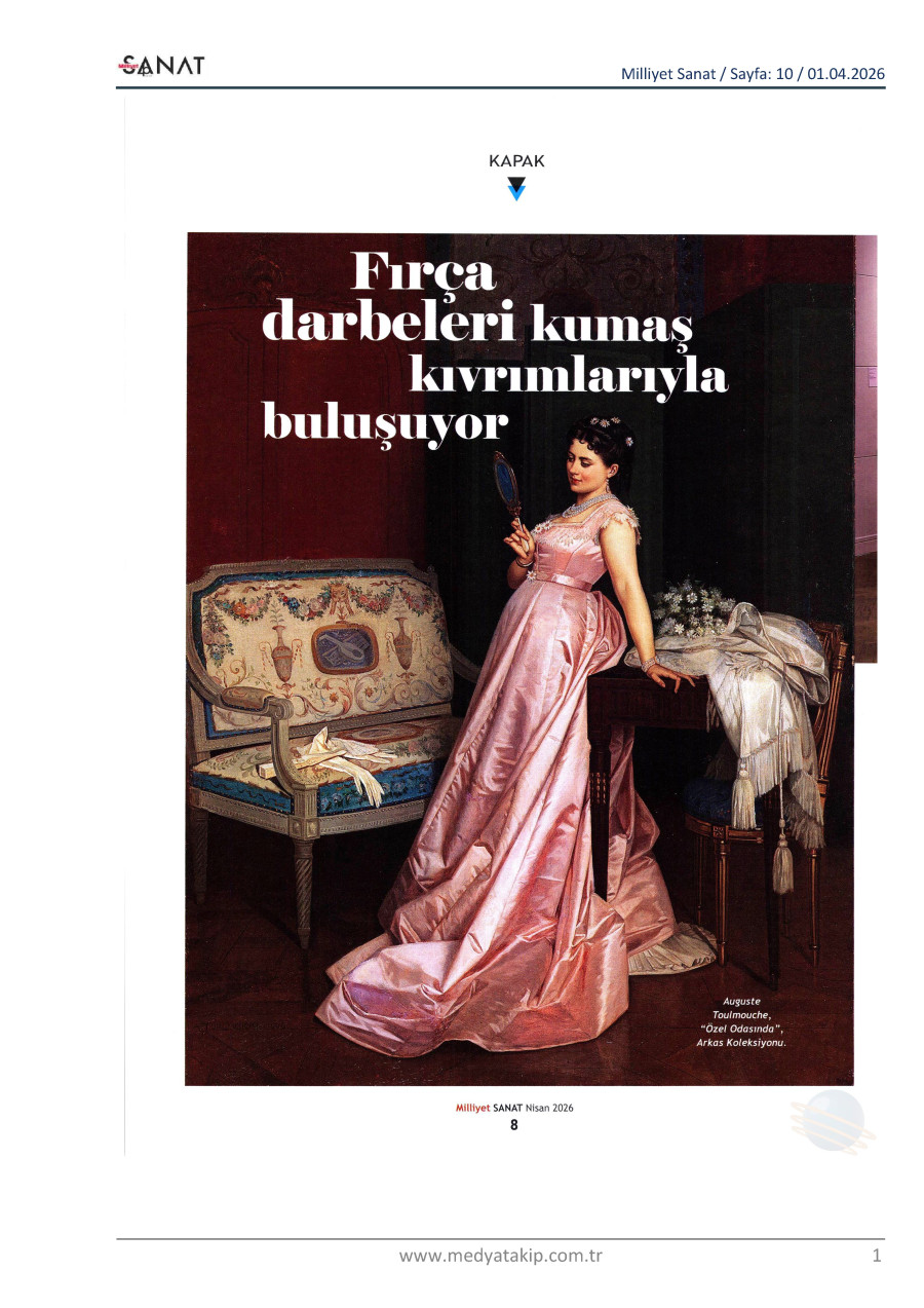 Fırça Darbeleri Kumaş Kıvrımlarıyla Buluşuyor