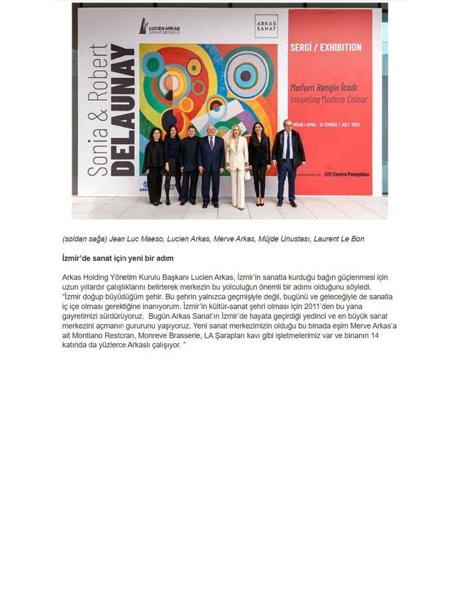 Arkas Sanat'tan İzmir'e Yeni Sanat Durağı