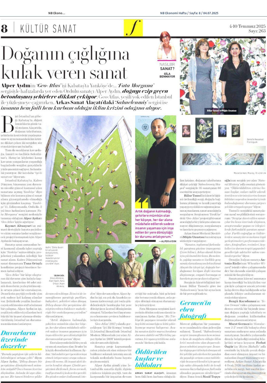 Doğanın Çığlığına Kulak Veren Sanat