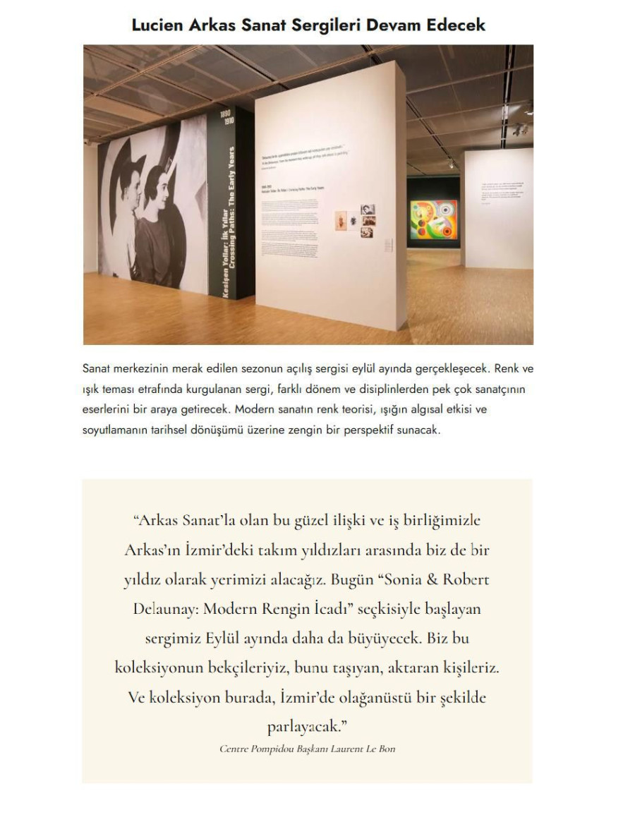 Lucien Arkas Sanat Merkezi ”Modern Rengin İcadı” Sergisiyle Açıldı