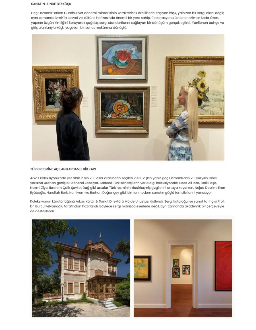 Arkas Holding'in İzmir'e Kazandırdığı Yeni Sanat Merkezi