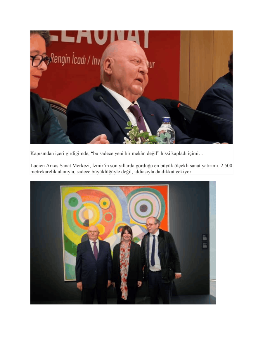 Arkas, Sanatın Rotasını Değiştirdi: Pompidou İzmir'de