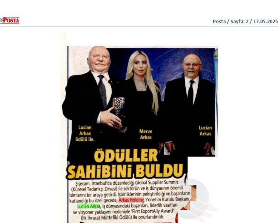 Ödüller Sahibini Buldu 