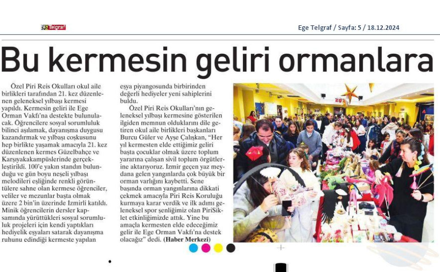 Bu kermesin geliri ormanlara
