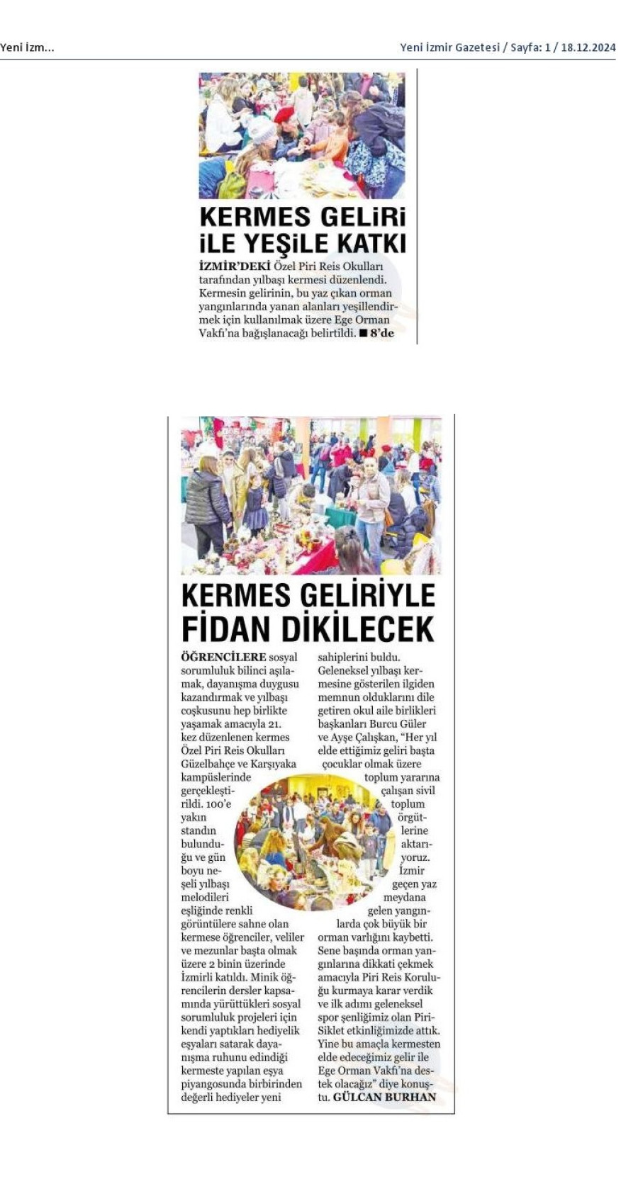 Kermes geliriyle fidan dikilecek