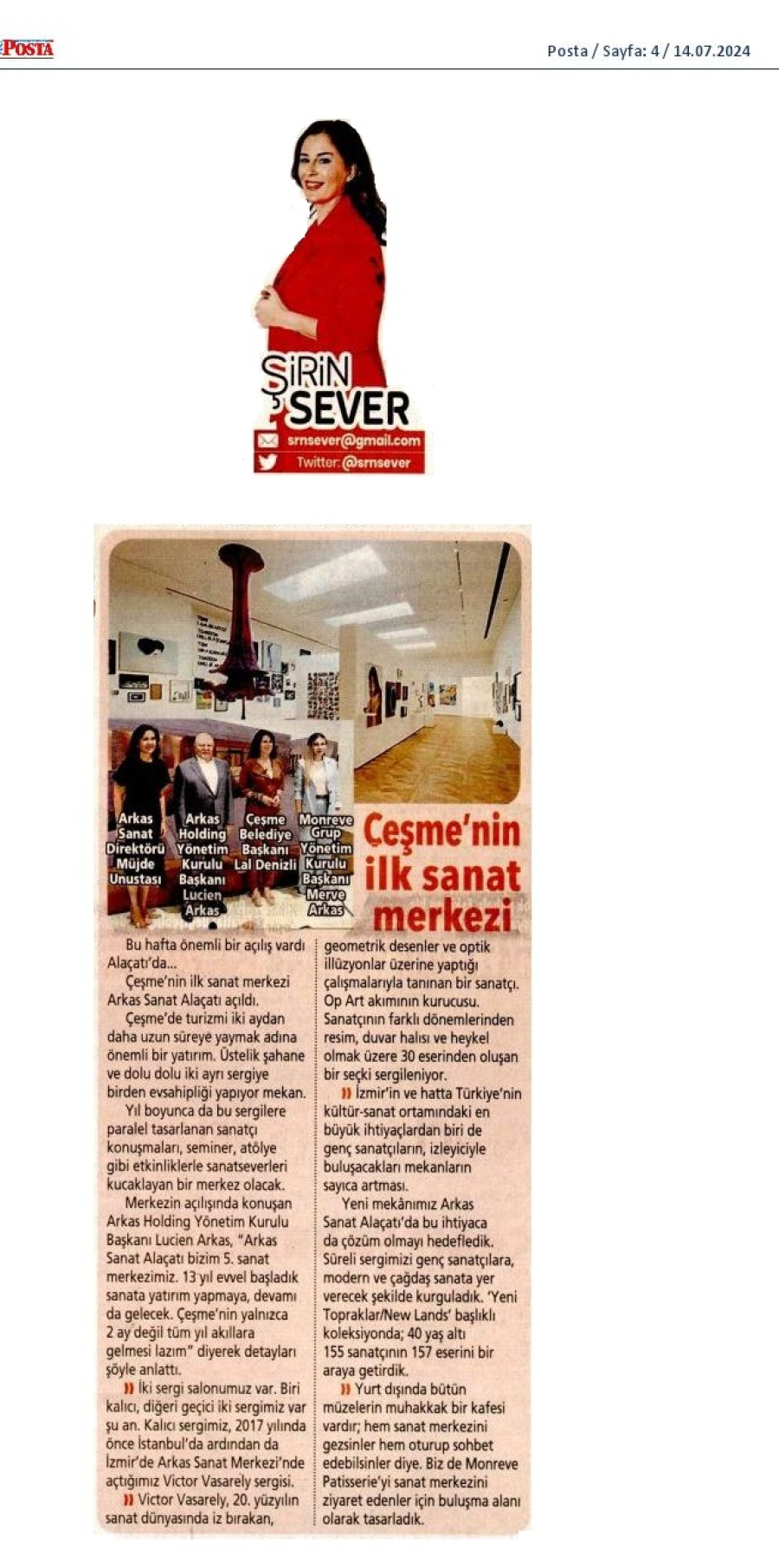 Çeşme'nin ilk sanat merkezi