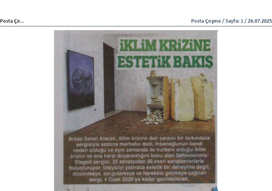 İklim Krizine Estetik Bakış