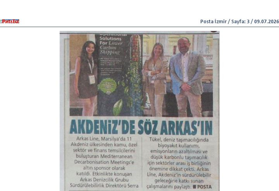 Akdeniz'de Söz Arkas'ın