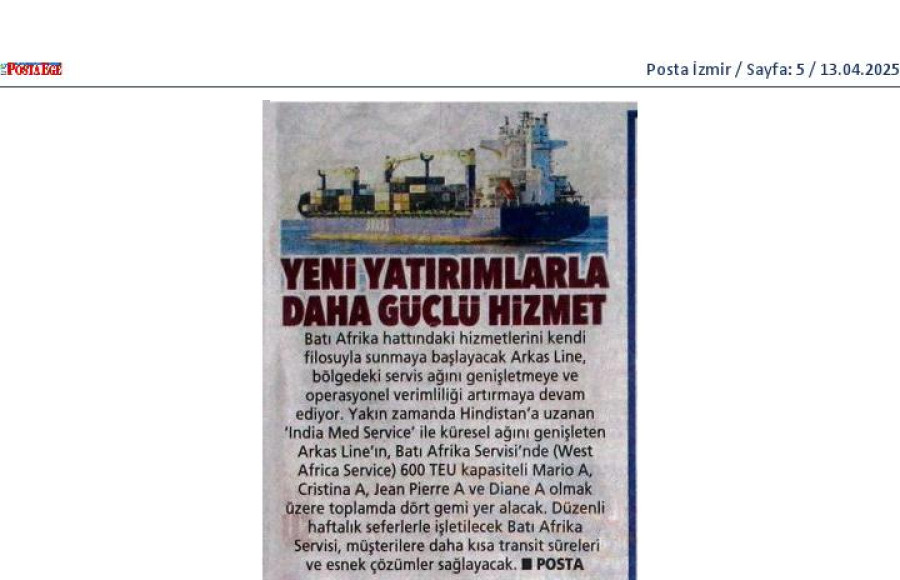 Yeni yatırımlarla daha güçlü hizmet