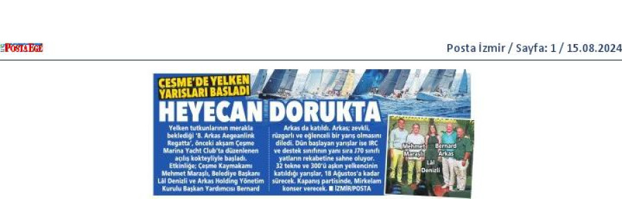Heyecan dorukta