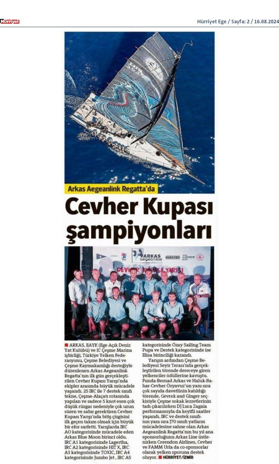 Cevher Kupası Şampiyonları