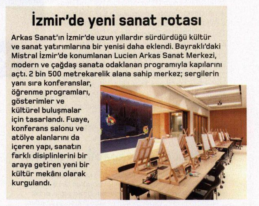 İzmir'de Yeni Sanat Rotası