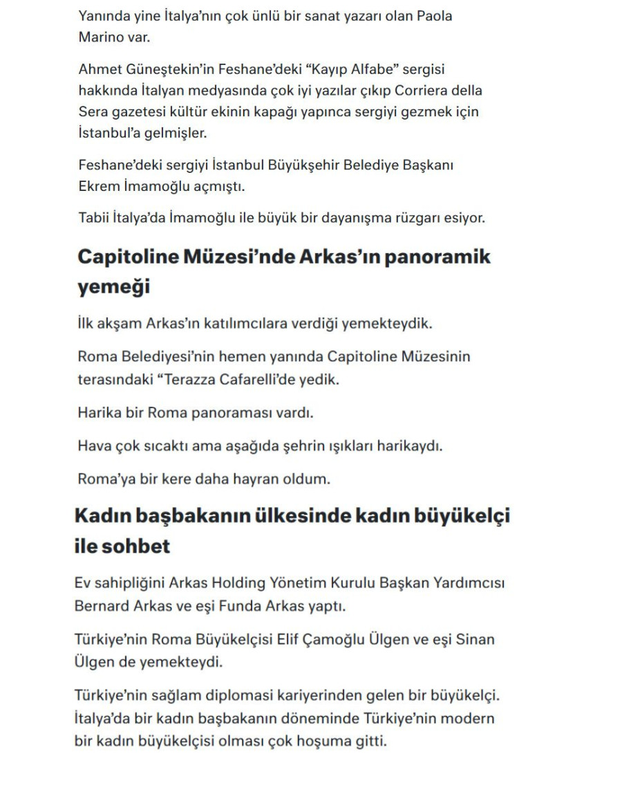 Ertuğrul Özkök: Türkiye’nin “Hafıza Odası” Dün Meloni İtalyası’nın “Savaş Odasına” Girdi
