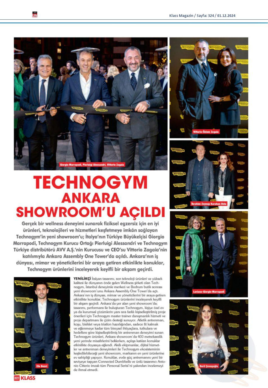 Technogym Ankara Showroom'u açıldı