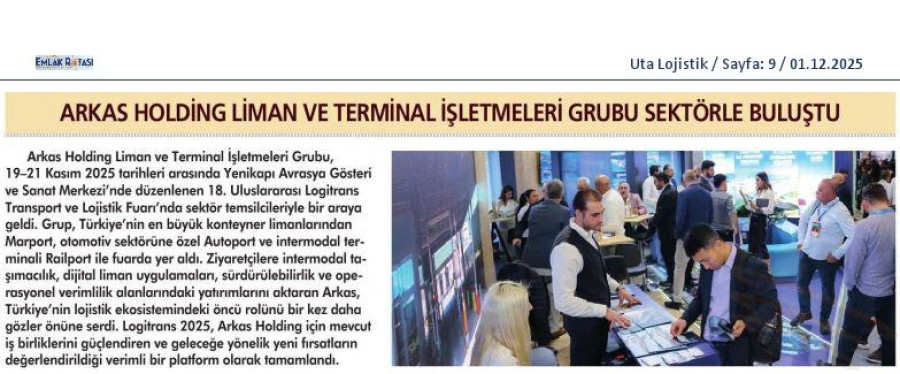 Arkas Holding Liman Ve Terminal İşletmeleri Grubu Sektörle Buluştu