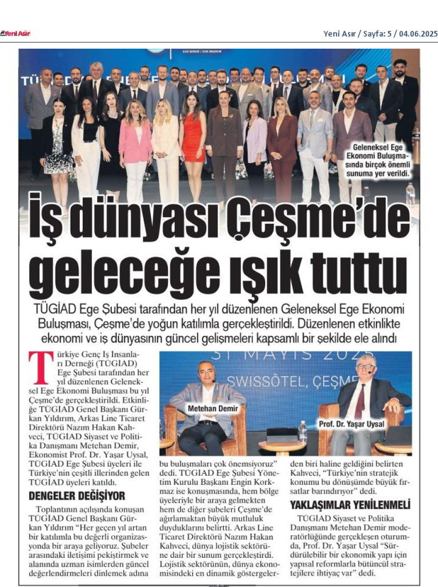 İş Dünyası Çeşme'de Geleceğe Işık Tuttu