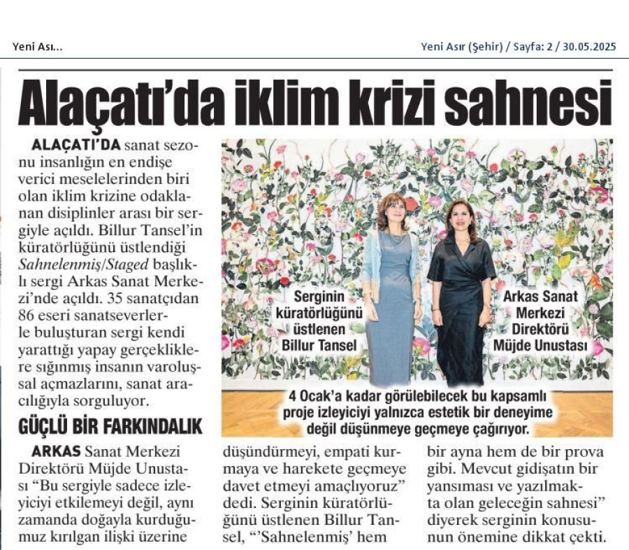 Alaçatı'da İklim Krizi Sahnesi