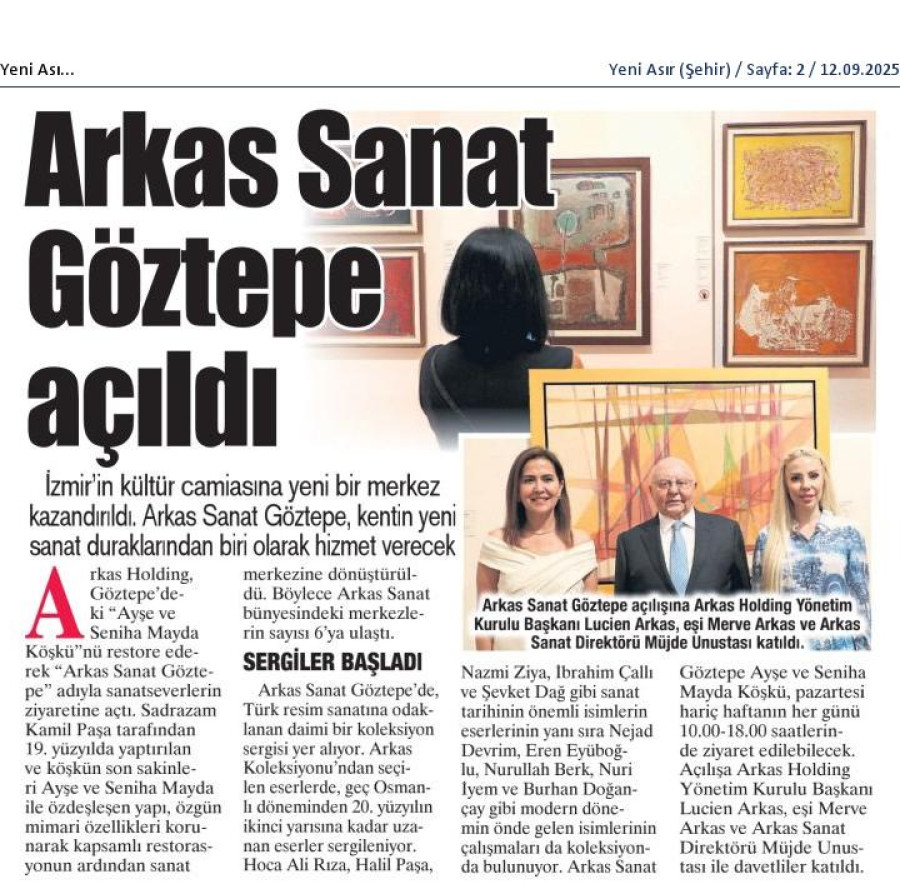 Arkas Sanat Göztepe Açıldı