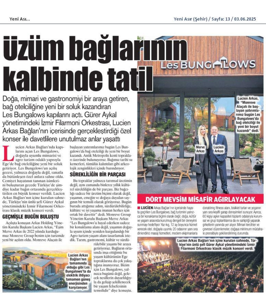 Üzüm Bağlarının Kalbinde Tatil 