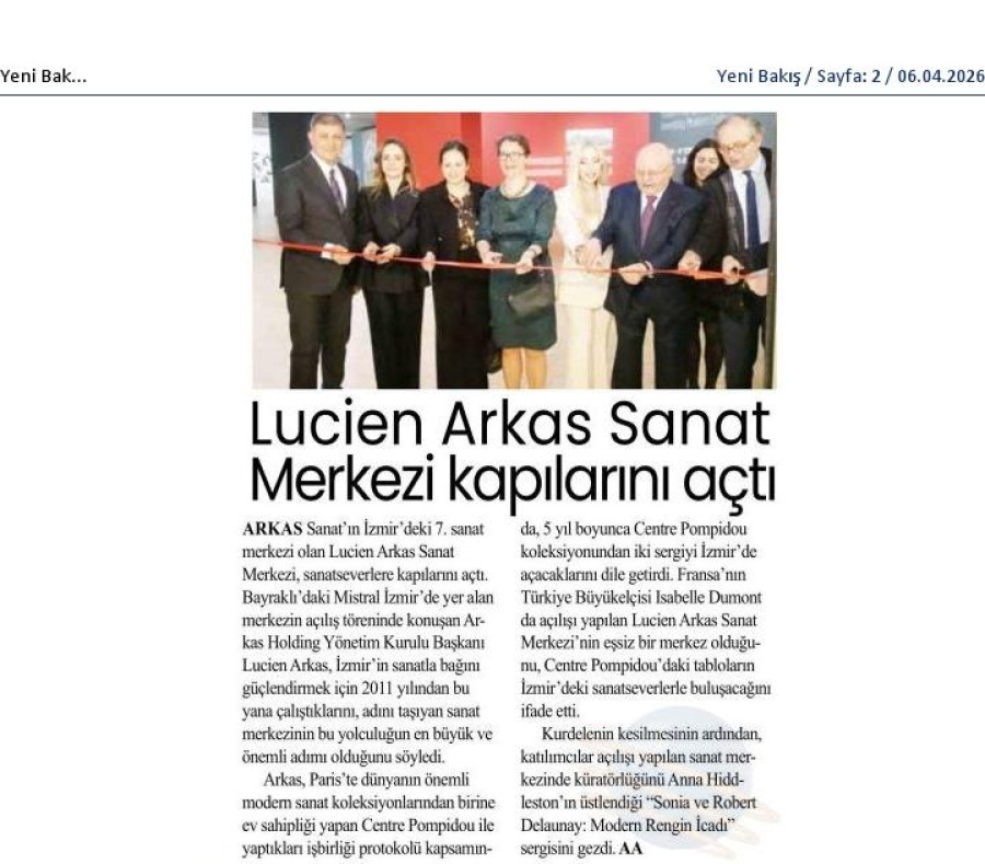 Lucien Arkas Sanat Merkezi Kapılarını Açtı