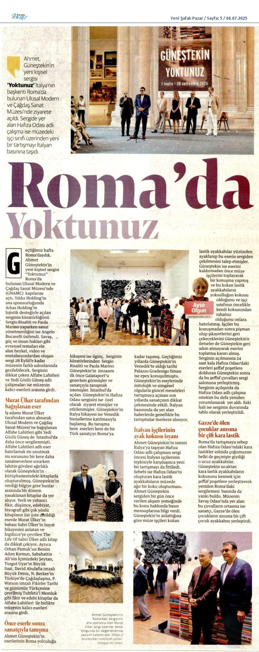 Roma'da Yoktunuz