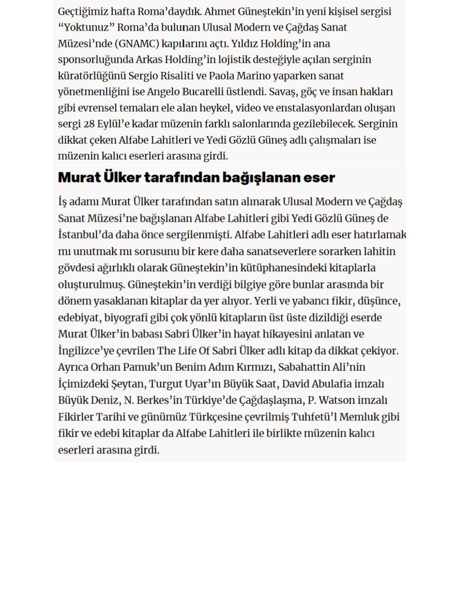 Ahmet Güneştekin: Hafıza Odası'nda Gazze Anısı