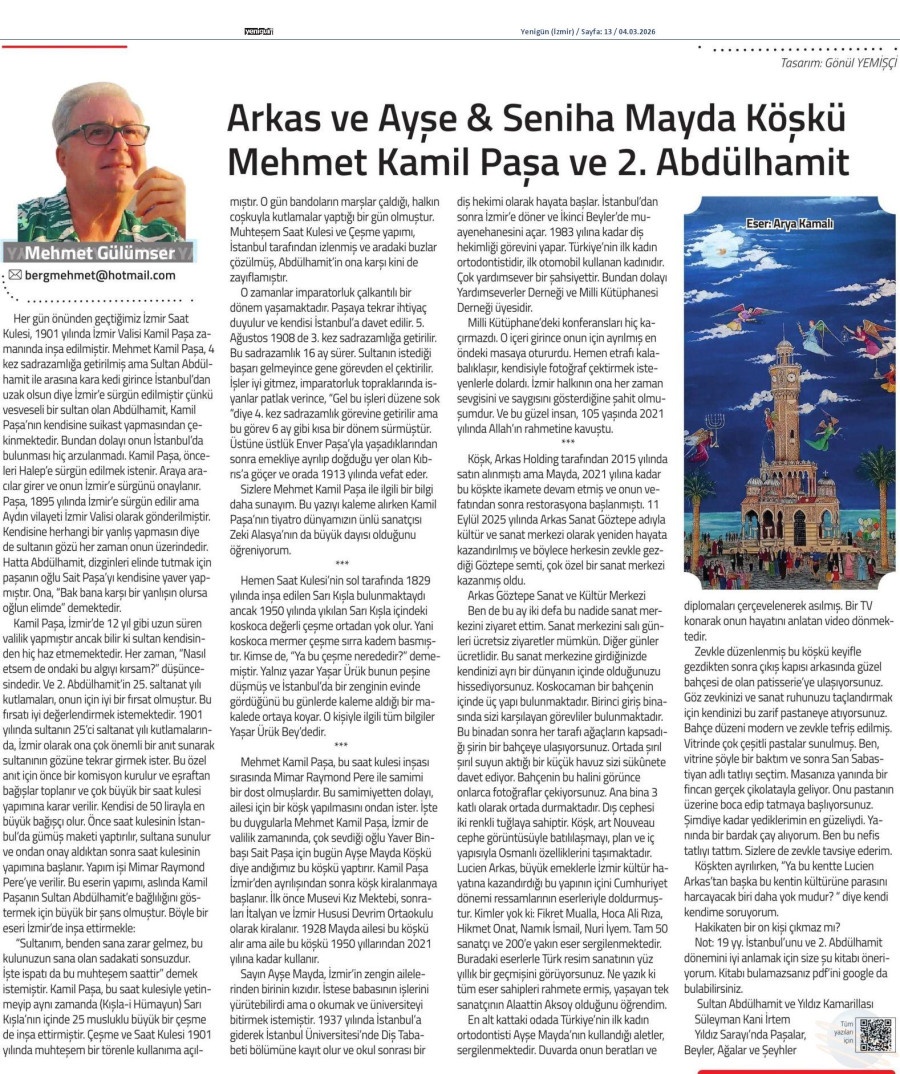 Arkas ve Ayşe & Seniha Mayda Köşkü