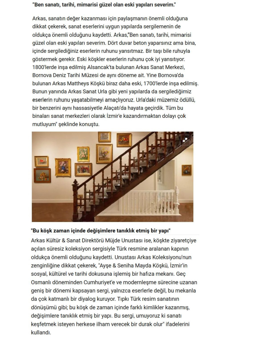 İzmir'in Yeni Sanat Merkezi Açıldı: Arkas Sanat Göztepe