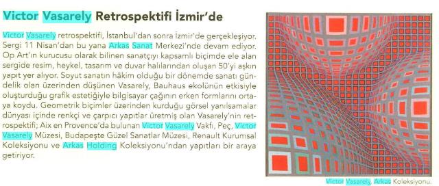 Victor Vasarely Retrospektifi İzmir'de