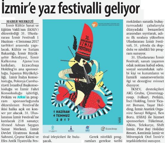 İzmir'e yaz festivalli geliyor