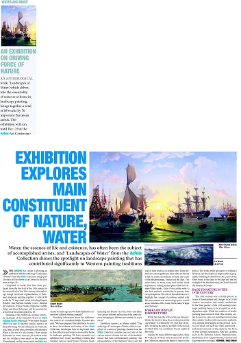 Exhibition explores main constituent of nature water