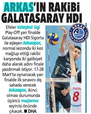 Arkas'ın rakibi Galatasaray HDI