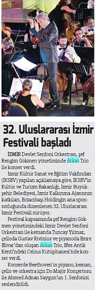 32.Uluslararası İzmir Festivali başladı