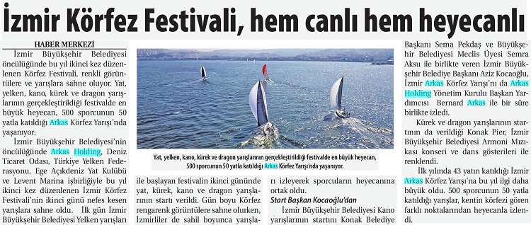 İzmir Körfez Festivali, hem canlı hem heyecanlı