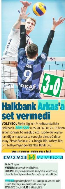 Halkbank Arkas'a set vermedi