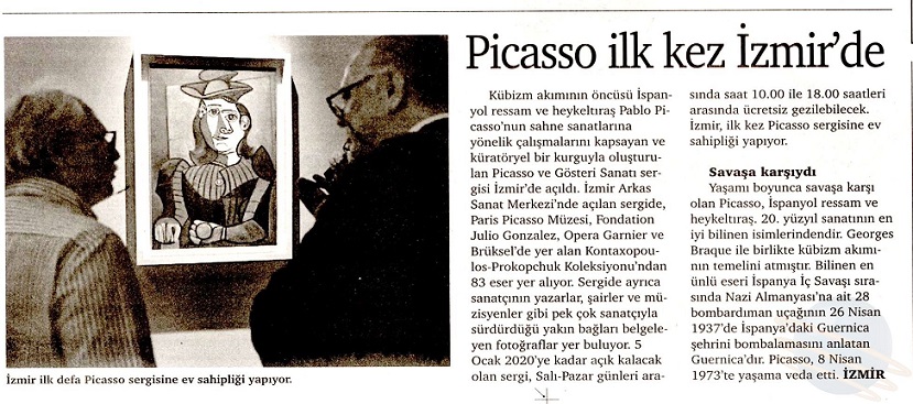 Picasso ilk kez İzmir'de
